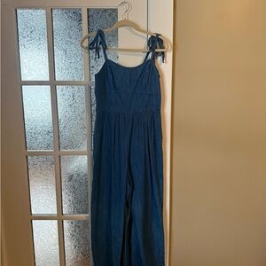 Old Navy Blue Denim Jumpsuit
